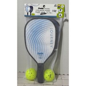 Franklin Pickleball 2 Player Wood Paddle Ball Set Journey